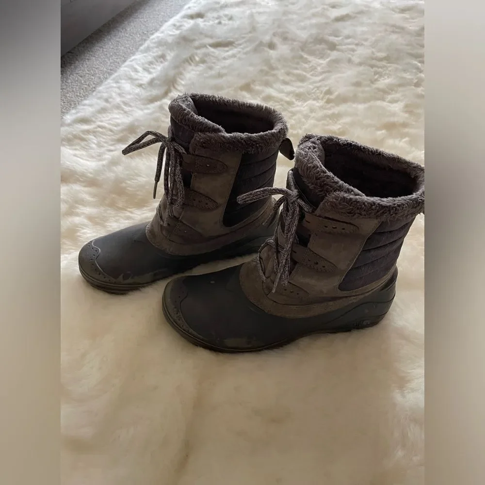 The North Face Women's Primaloft Waterproof Snow Boots Shoes Size 7.5 Gr…